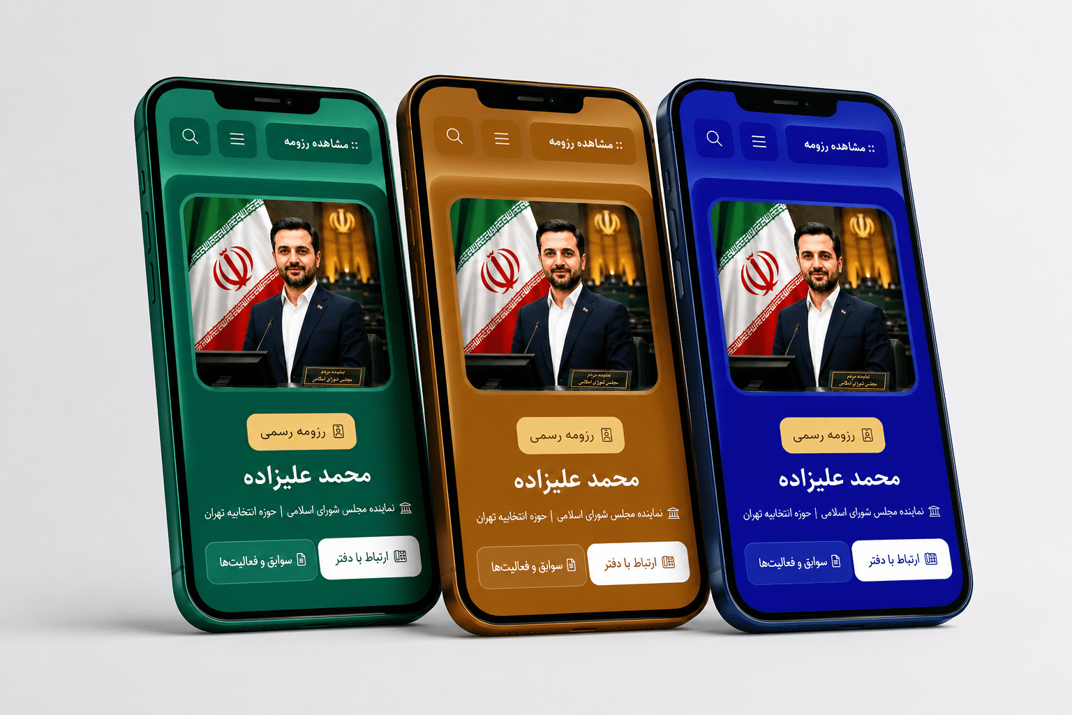 قالب نماینده مجلس میناب